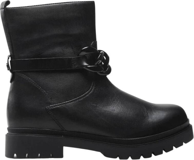 Caprice black casual closed booties Zwart Dames