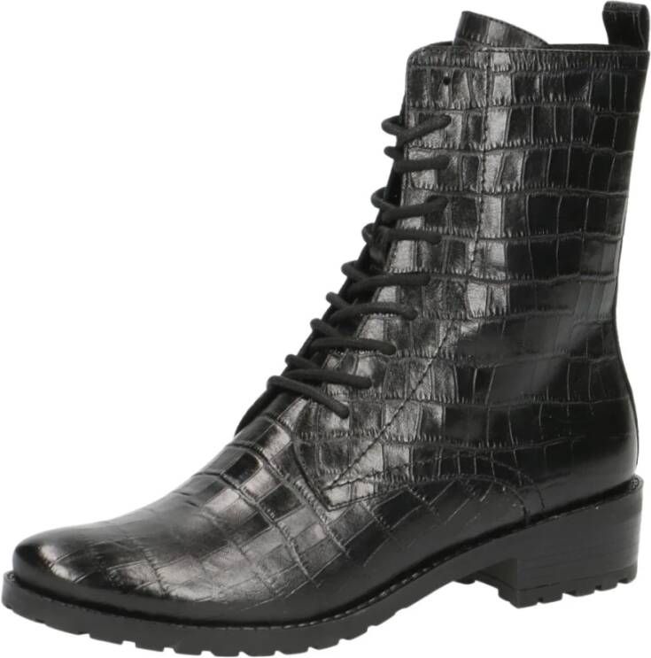 Caprice Booties Low Heels Zwart Dames