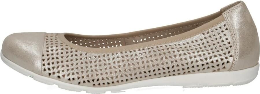 Caprice Ballerina's slipper comfortabele schoen instapschoen met perforatie - Foto 2