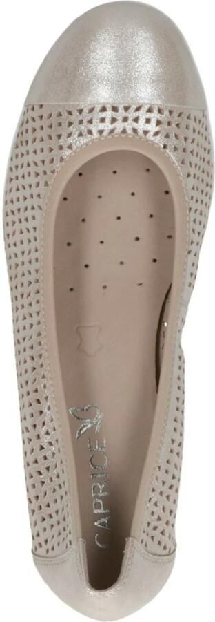 Caprice Ballerina's slipper comfortabele schoen instapschoen met perforatie - Foto 3