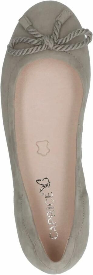Caprice Dames Ballerina 9 9 22102 28 710 groen G breedte - Foto 3