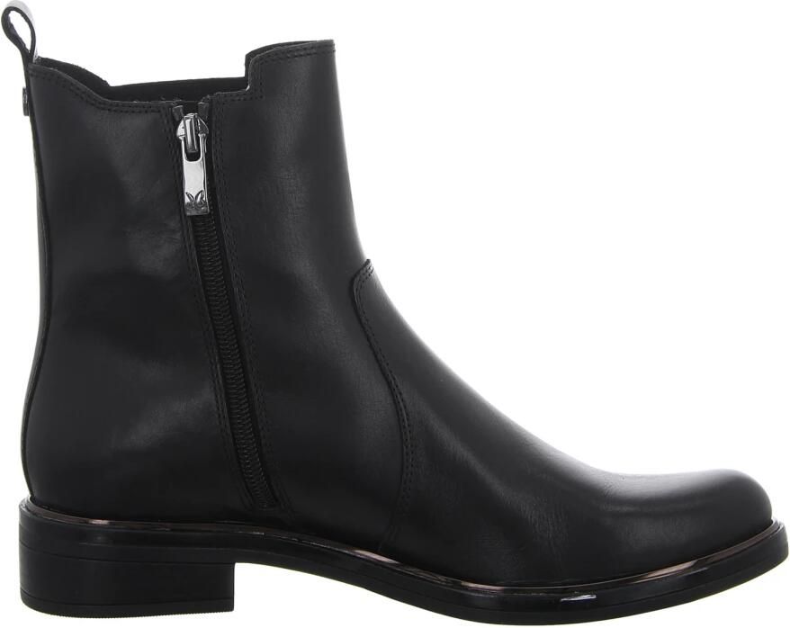 CAPRICE Enkellaarsjes 'Damen Stiefelette 9-9-25304-41 022 Echt Leder in schwarz' zwart
