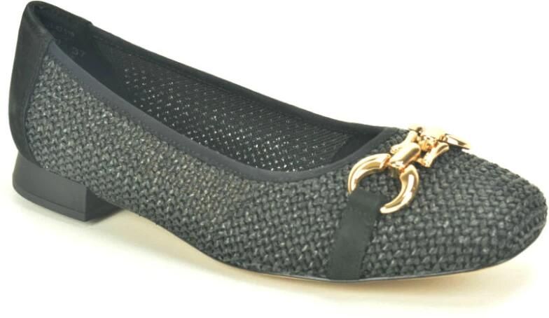 Caprice Raffia Ballerine +Gar. Plat
