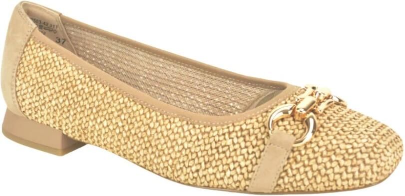 Caprice Raffia Ballerine