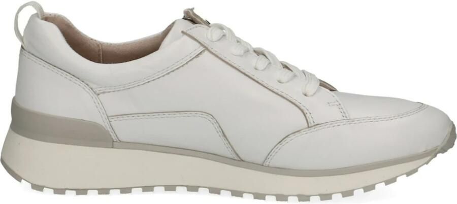 Caprice Sneakers met sleehak vrijetijdsschoen lage schoen veterschoen in comfortwijdte g (= breed)