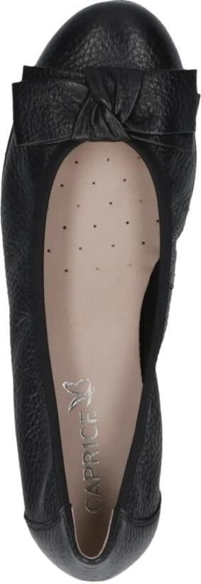 Caprice Zwarte Gesloten Ballerina Schoenen voor Vrouwen - Foto 5