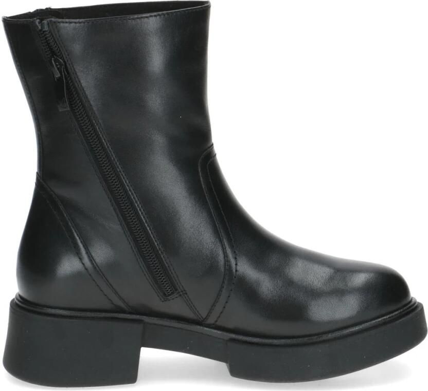 Caprice Zwarte Gesloten Booties Enkellaarzen Vrouwen