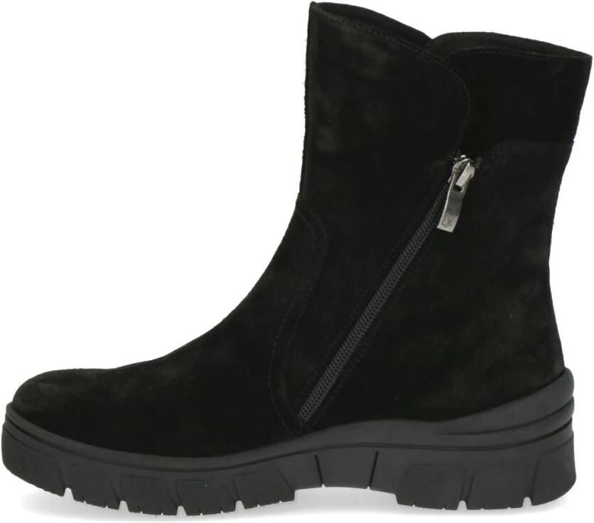 Caprice Zwarte Suède Gesloten Booties - Foto 3
