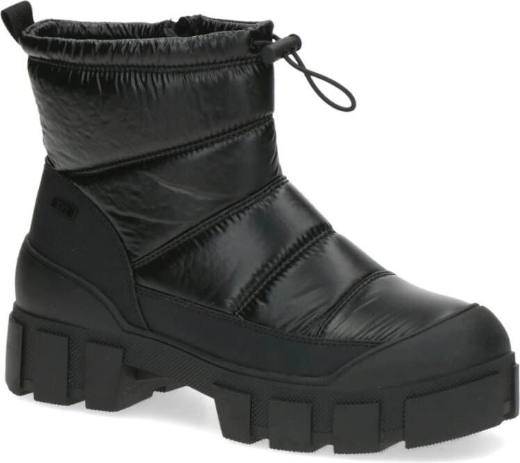 Caprice Casual Zwarte Enkellaarsjes Black Dames