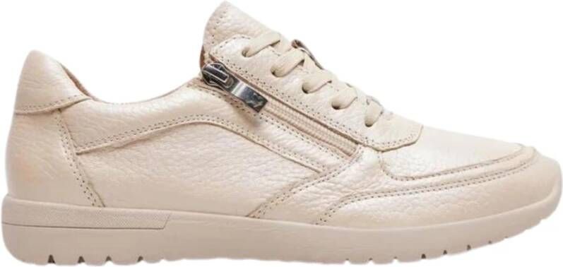 Caprice Crème platte schoenen Elegante stijl Beige Dames