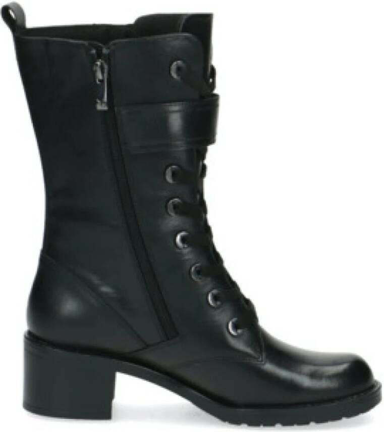 Caprice Dames veterlaarzen in effen kleuren