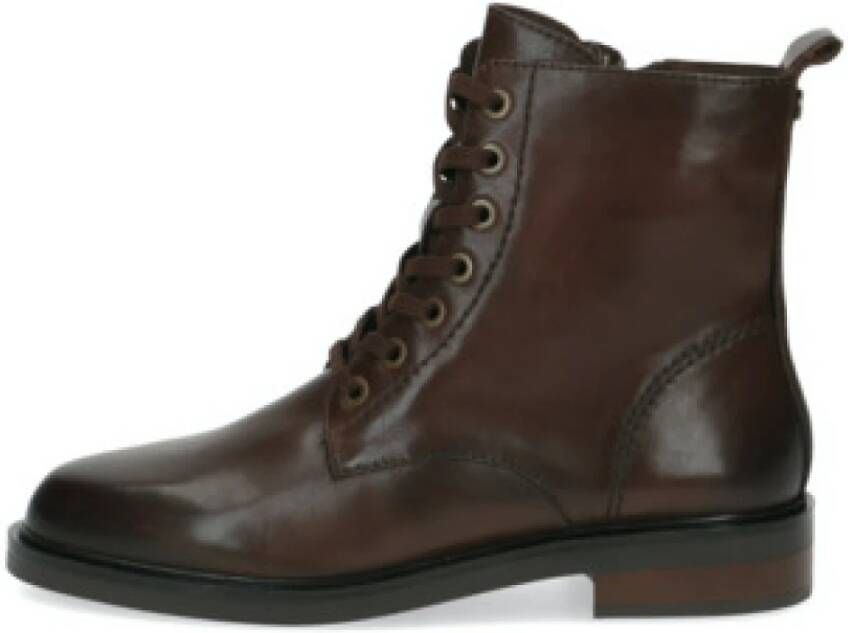 Caprice Dames Veterschoenen in effen kleuren