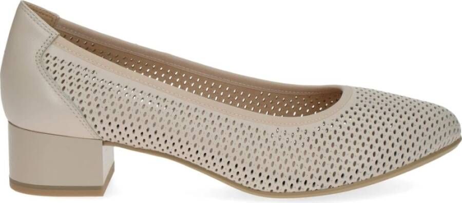 Caprice Elegante Beige Zakelijke Schoenen