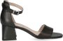 Caprice Elegante Zwarte Open Platte Sandalen Black Dames - Thumbnail 2