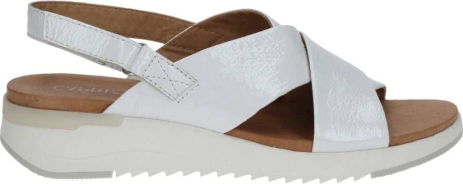 Caprice Flat Sandals Wit Dames