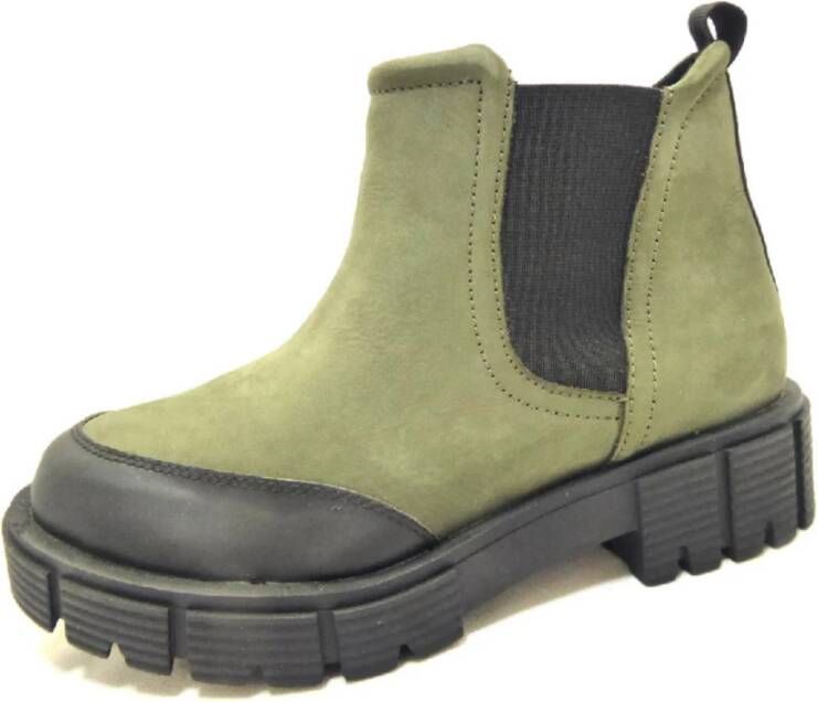 Caprice Khaki Dameslaarzen