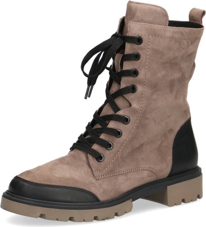 Caprice Lace-up Boots Brown Dames