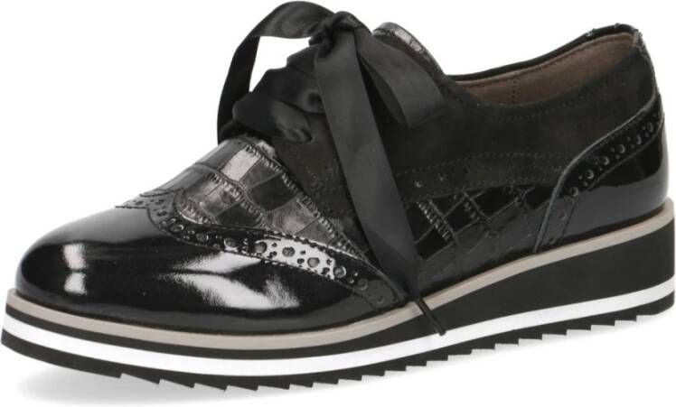 Caprice Laced Shoes Black Dames