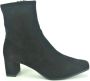 Caprice Zwart strechdaim Botje 5cm Zwart Dames - Thumbnail 1