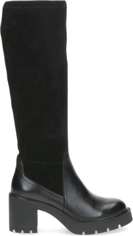 Caprice Stijlvolle zwarte casual laarzen Black Dames