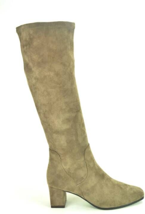 Caprice Stretchdaim Enkellaars in Taupe