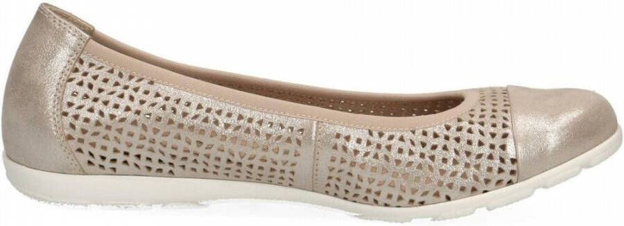 Caprice Ballerina's slipper comfortabele schoen instapschoen met perforatie - Foto 2
