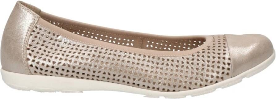 Caprice taupe casual closed shoes Beige Dames