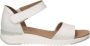 Caprice Witte Open Platte Sandalen Vrouwen White Dames - Thumbnail 2