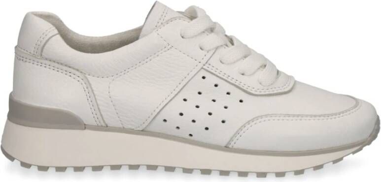 Caprice Witte Leren Sneakers voor Vrouwen White Dames - Foto 3