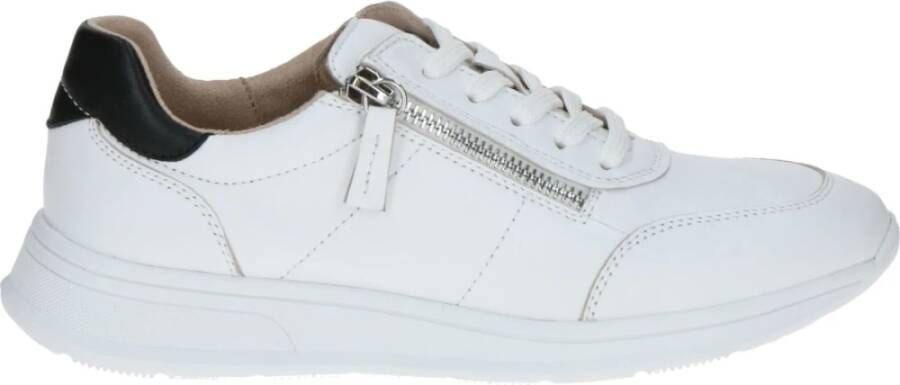 Caprice Witte Zwarte Sneakers voor Vrouwen