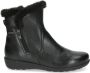 Caprice Zwarte Casual Gesloten Booties Vrouwen Black Dames - Thumbnail 2