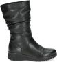 Caprice Zwarte Casual Gesloten Booties Vrouwen Black Dames - Thumbnail 2