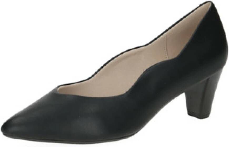 Caprice Zwarte Comfort Pumps Elegante Stijl