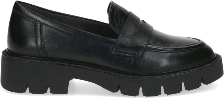 Caprice Zwarte Gesloten Loafers voor Dames Black Dames