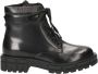 Caprice Zwarte Leren Veterschoenen Black Dames - Thumbnail 1