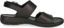 Caprice Zwarte Nappa Casual Open Sandalen Black Dames - Thumbnail 2