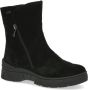 Caprice Zwarte Suède Gesloten Booties Black Dames - Thumbnail 1