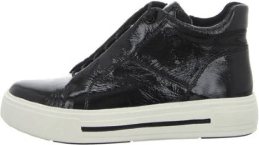 Caprice Zwarte veterschoenen voor dames