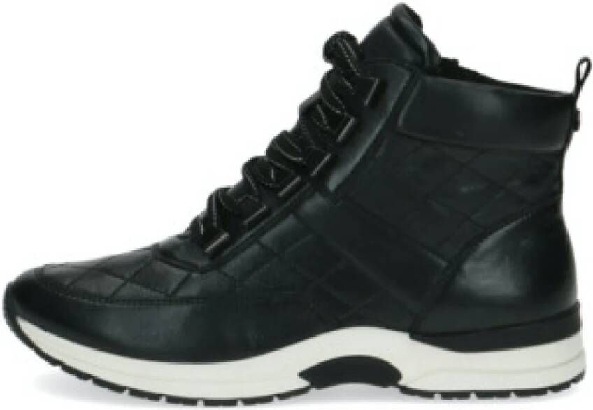 Caprice Zwarte veterschoenen voor dames