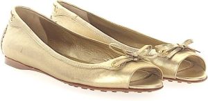Car Shoe Ballerinas Geel Dames