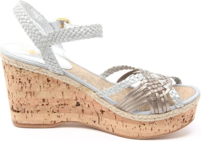 Car Shoe Bruine sleehak sandaal Made in Italy