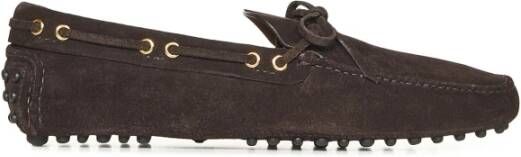 Car Shoe Bruine Suède Loafers voor Heren