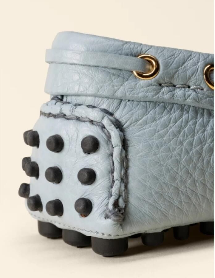 Car Shoe Suède Mocassin met Strikdetail