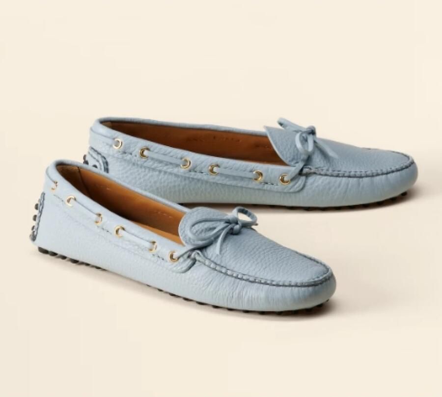 Car Shoe Suède Mocassin met Strikdetail