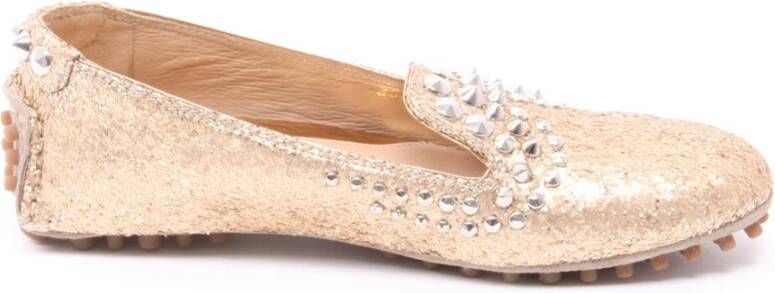 Car Shoe Glitter Studded Loafer Schoen