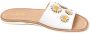 Car Shoe Madras Bianco Sandaal Schoen Avorio - Thumbnail 1