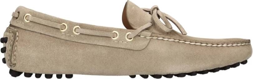 Car Shoe Platte schoenen Beige