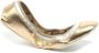 Car Shoe Zilveren Ballerina Schoen van Nappaleer - Thumbnail 1