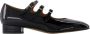 Carel Zwarte Leren Gesp Pumps met Vierkante Hak Black Dames - Thumbnail 3