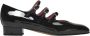Carel Zwarte Leren Gesp Pumps met Vierkante Hak Black Dames - Thumbnail 1